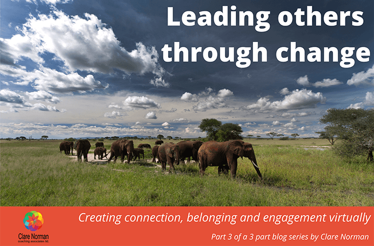 Creating connection belonging and engagement virtually