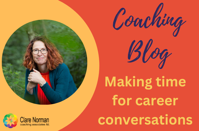 Making time for career conversations